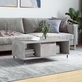 vidaXL Klubska mizica betonsko siva 90x50x36,5 cm inženirski les Cene