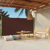 vidaXL Uvlačiva bočna tenda za terasu 160 x 300 cm smeđa Cijene