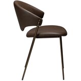 DAN-FORM Denmark Temno rjav jedilni stol iz umetnega usnja Zone – | Shoptok.si