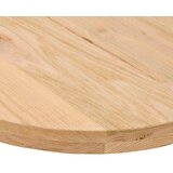 Stolna ploča 80x40x4 cm od ovalna masivna hrastovina | Eponuda.com