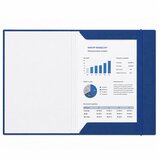  Cardboard Folder with Elastic Band, Lacquered, A4, 300 g/m2, Blue | shoptok.hr