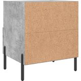vidaXL Noćni ormarići 2 kom boja betona 40x35x47 5cm konstruirano drvo | shoptok.hr