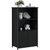  Visoka komoda crna 62 x 32 x 103,5 cm od konstruiranog drva | shoptok.hr