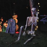 vidaXL Okostnik za Noč čarovnic 2 pcs Bela 85 cm PVC | Shoptok.si