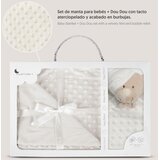 Interbaby set dekica Bubble i tješlica Bear Bež | shoptok.hr