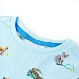  Dječja majica svjetloplava prošarana 104 | shoptok.hr