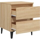  Noćni ormarići 2 kom boja hrasta 40x35x50 cm konstruirano drvo | shoptok.hr