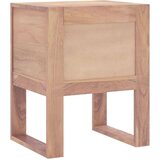  Noćni ormarić 40 x 30 x 50 cm od masivne tikovine | shoptok.hr