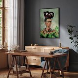  Slika - Frida Kahlo – Self-Portrait with Braid 40x60 U crnom drvenom okviru | shoptok.hr