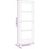  Unutarnja vrata Bijela 83 x 211 cm Šperploča | shoptok.hr