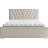 Boxxx OBLAZINJENA POSTELJA 140 cm x 200 cm , tekstil bež | Shoptok.si