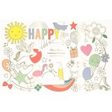 Meri Meri Papirnati podmetač 8 kom 28x42.5 cm Happy Icons – Cijene
