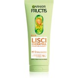 Garnier Fructis Lisci Cheratina hranilni balzam za krepitev in sijaj las 200 ml Cene
