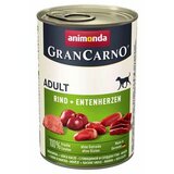Animonda GranCarno konzerva za pse Adult govedina i pačja srca 800gr Cene