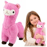  Plišana igračka Alpaka Lama Plišana igračka Mekano krzno Roza 38 cm | shoptok.hr