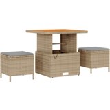 8 komada vrtni set sofe s jastučićima Bež poli ratan akacija | shoptok.hr