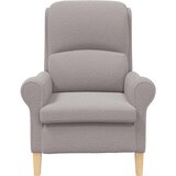  Fotelja Svjetlosiva Mekani Sherpa materijal | shoptok.hr
