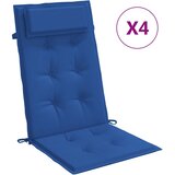  Jastuci za stolicu s visokim naslonom 2 kom plavi od tkanine | shoptok.hr