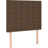 vidaXL Uzglavlje 2 kom tamnosmeđi 90x5x78/88 cm od tkanine | shoptok.hr