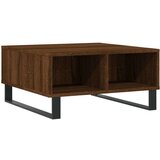  Stolić za kavu smeđa boja hrasta 60x60x30 cm konstruirano drvo | shoptok.hr