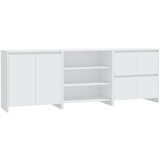 vidaXL 3-delna komoda bela konstruiran les, (20656510) | Shoptok.si