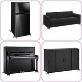 vidaXL Kolesa za pohištvo 4 kosi 16x14,5x5,5 cm jeklo 180 kg | Shoptok.si