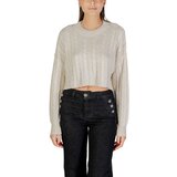 Only Puloverji ONLBIRTIE LS SHORT CABLE O-NECK CC KNT 15350742 Bež Cene