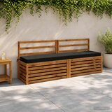  Jastučići za klupe - 2 dijela SOEST 2 kom. 100% poliester Crna Slike