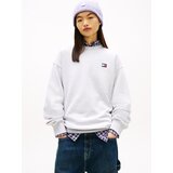 Tommy Jeans Majica mornarska / pegasto siva / rdeča / bela | Shoptok.si