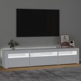 TV ormarić s LED svjetlima bijeli 195x35x40 cm | shoptok.hr