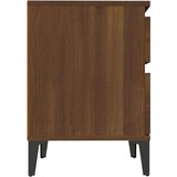  Nočna omarica 2 kosa Rjav hrast 40x35x50 cm, (20716340) | Shoptok.si