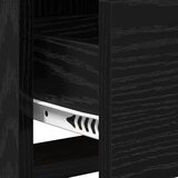 vidaXL TV omarica 100 x 33 x 47 cm Črni hrast Inženirski les, (5000247625) | Shoptok.si