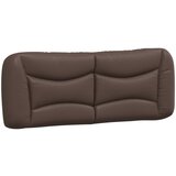 Maison Chic posteljno vzglavje - vzglavna omarica - vzglavna stranica rjava 140 cm umetno usnje, (21704050) | Shoptok.si