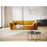 Mazzini Sofas Gorčično rumena žametna sedežna garnitura 208 cm Vanda – | Shoptok.si
