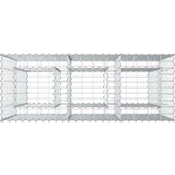  Gabionski uzdignuti krevet Srebrno 130 x 50 x 80 cm - 130 x 50 x 80 cm | shoptok.hr