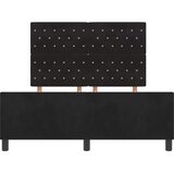  Krevet s opruga kutije s uzglavljem Crna 140 x 190 cm Baršun | shoptok.hr