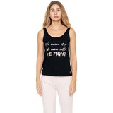 Leone 1947 Majice brez rokavov Woman Tank Classy Črna Cene