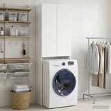  Kabinetska WC DELFT Bijela 66 x 25 5 x 190 cm Konstruirano drvo - Bijela | shoptok.hr