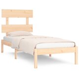  Okvir za krevet od masivnog drva 90 x 190 cm jednokrevetni | shoptok.hr