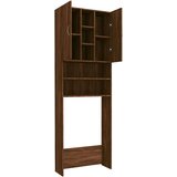 Ormarić za perilicu rublja boja smeđeg hrasta 64x25 5x190 cm | shoptok.hr