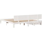 vidaXL okvir kreveta s ladicama bez madraca bijeli 200x200 cm | shoptok.hr