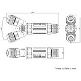  Kablovska Y spojnica 3P, 250V/16A, 0.5-2.5mm2 IP68 | Eponuda.com
