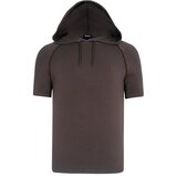 Dewberry T8570 HOODED MEN'S T-SHIRT-PLAIN KHAKI Cene