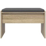  Klupa za hodnik s jastukom Sonoma hrast 60 x 38 x 46 cm | shoptok.hr