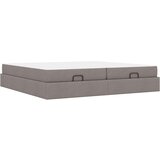  Posteljni okvir z vzmetnico z vzmetnico 2 pcs Taupe blago, (5000126691) | Shoptok.si
