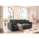 MID.YOU ZOFA S POSTELJNO FUNKCIJO, antracit tekstil | Shoptok.si
