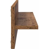  Polica na zidu s policom 2 pcs Staro drvo 80 x 11,5 x 18 cm | shoptok.hr