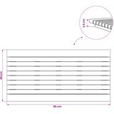  Gornji dio stola 80 x 40 x 3,5 cm Pravokutni Čvrsto teak drvo | shoptok.hr