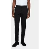 Sisley Chino hlače 4AIHSF021 Črna Slim Fit