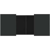  Stolić za kavu crni 80 x 55 x 40 cm od konstruiranog drva | shoptok.hr